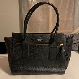Kate Spade hard pebbled leather satchel,sz.15”wide x 10”tall